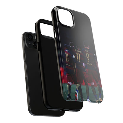 Soccer Team Tough Phone Case - Neymar Jr, Messi & Suarez Design