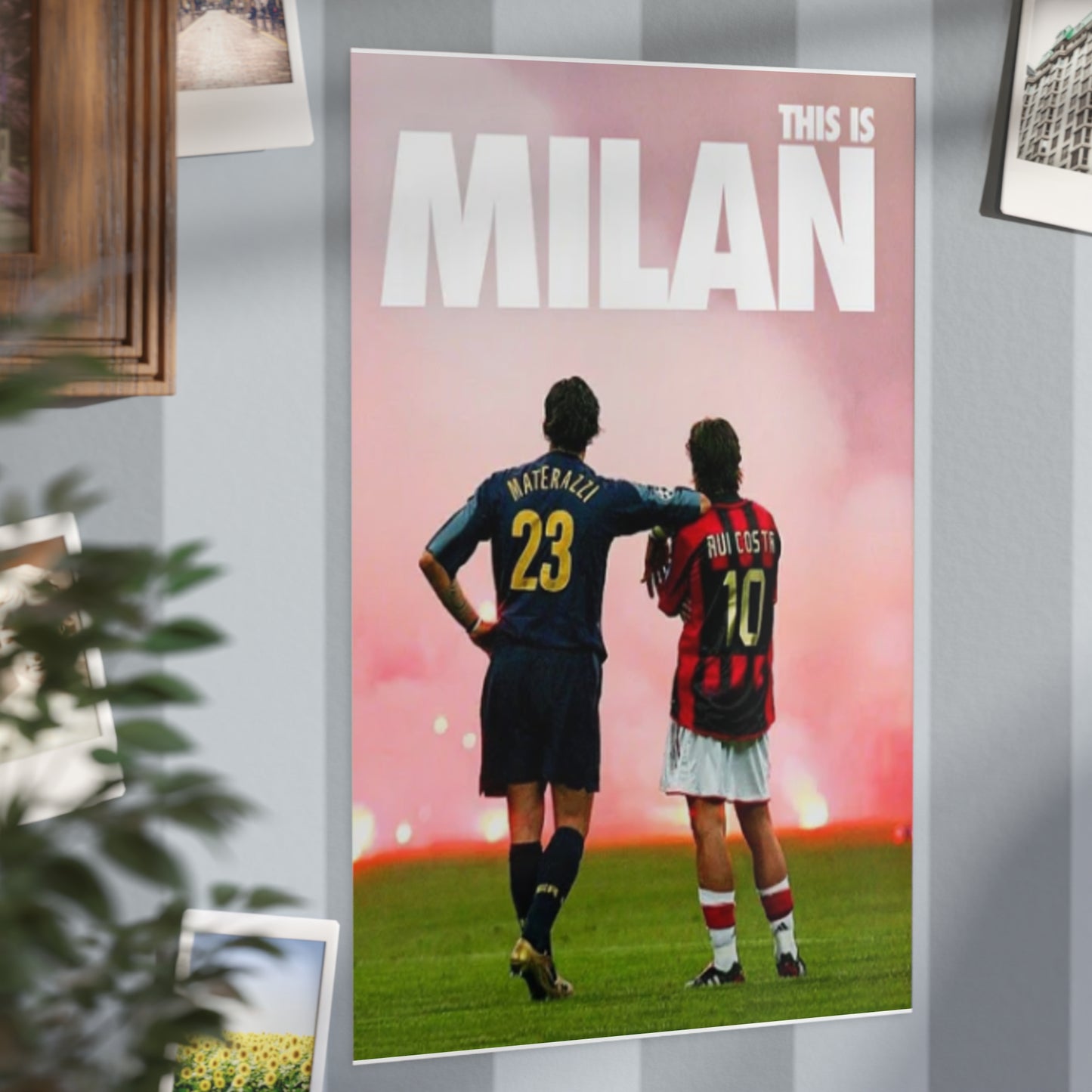 This Is Milan Unframed Print - Perfect Gift for Soccer Fans & Decor