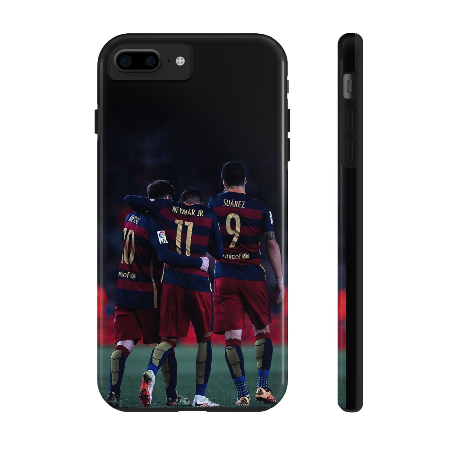 Soccer Team Tough Phone Case - Neymar Jr, Messi & Suarez Design