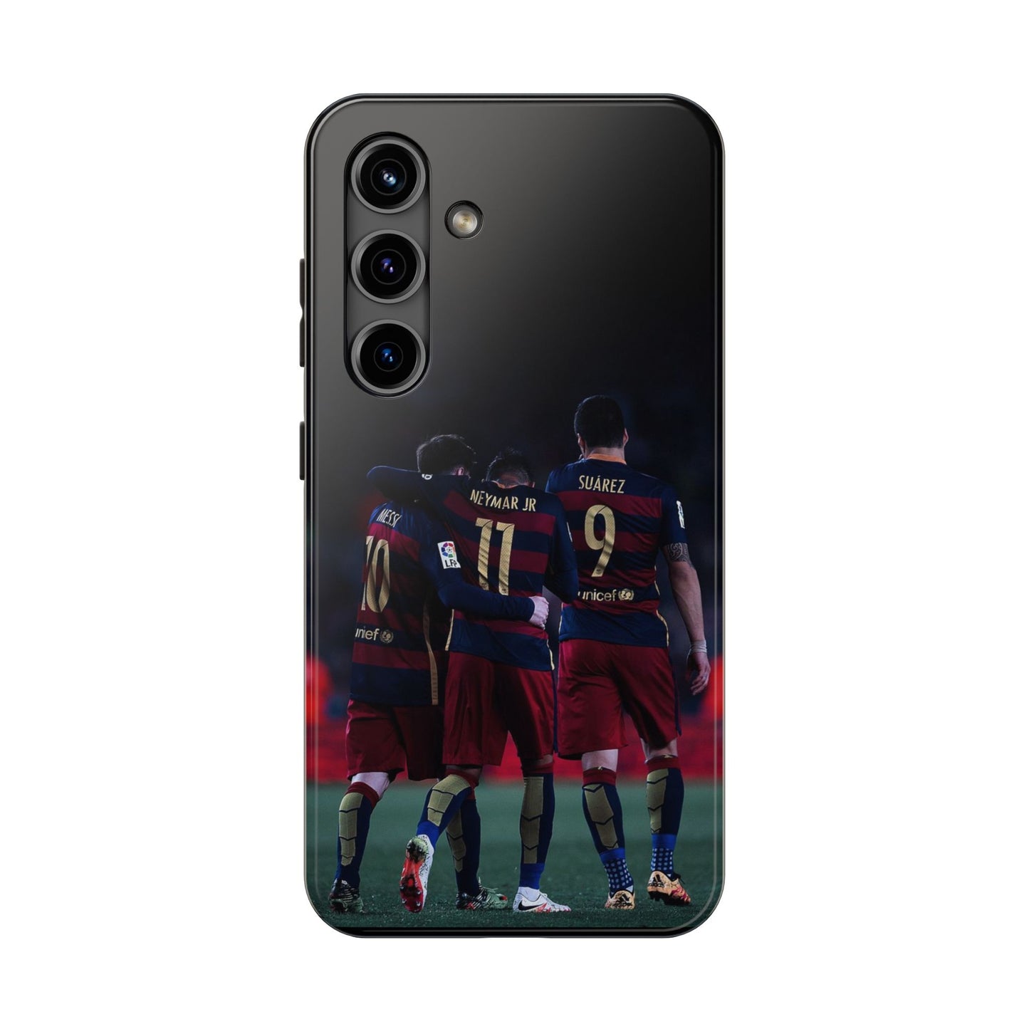 Soccer Team Tough Phone Case - Neymar Jr, Messi & Suarez Design