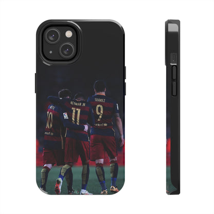 Soccer Team Tough Phone Case - Neymar Jr, Messi & Suarez Design