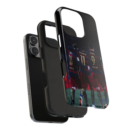 Soccer Team Tough Phone Case - Neymar Jr, Messi & Suarez Design