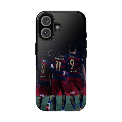 Soccer Team Tough Phone Case - Neymar Jr, Messi & Suarez Design