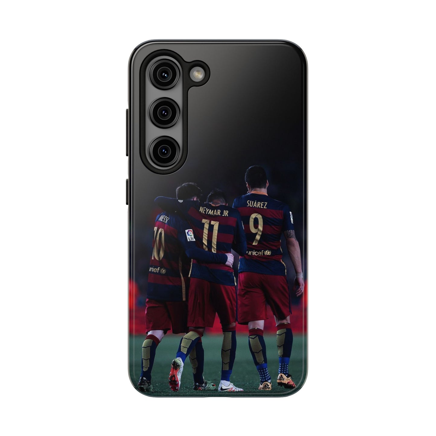 Soccer Team Tough Phone Case - Neymar Jr, Messi & Suarez Design