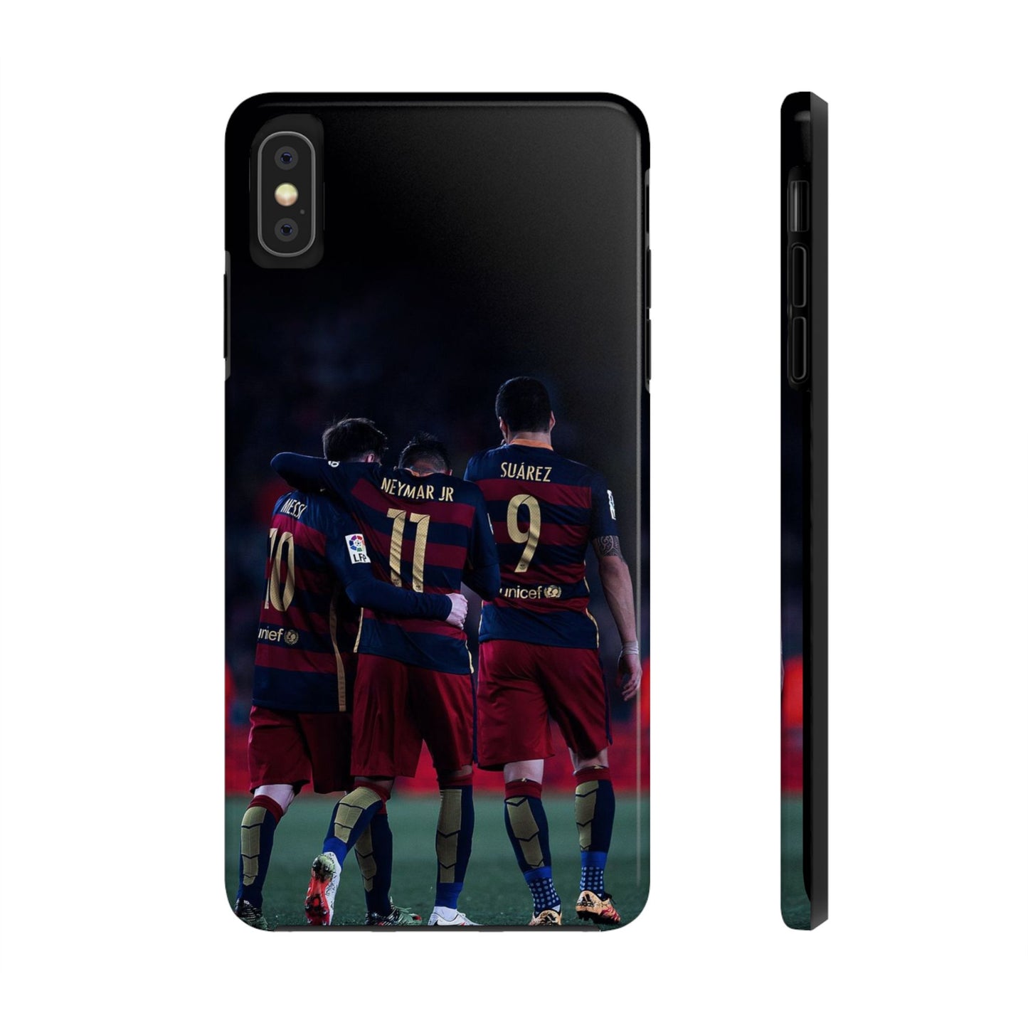 Soccer Team Tough Phone Case - Neymar Jr, Messi & Suarez Design