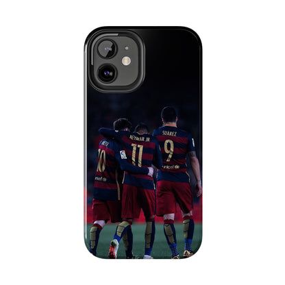 Soccer Team Tough Phone Case - Neymar Jr, Messi & Suarez Design