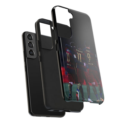 Soccer Team Tough Phone Case - Neymar Jr, Messi & Suarez Design