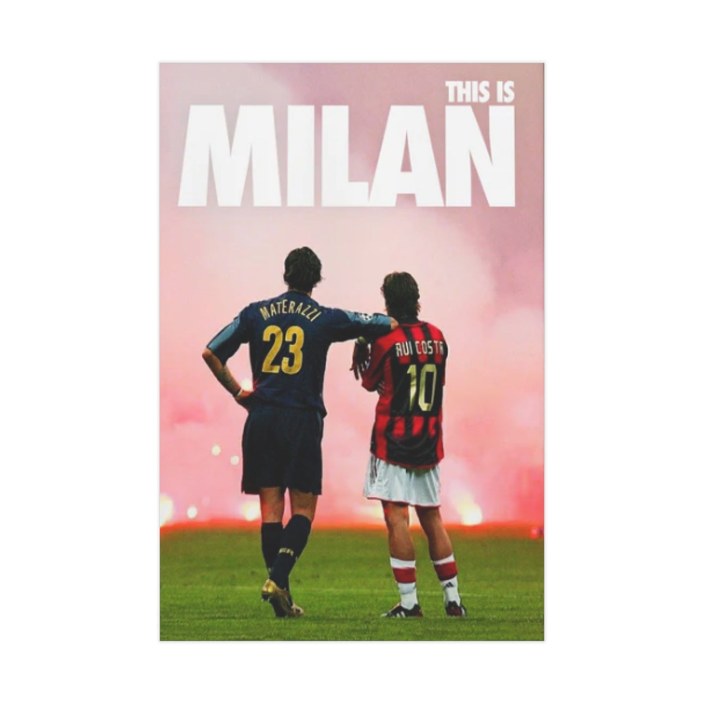 This Is Milan Unframed Print - Perfect Gift for Soccer Fans & Decor