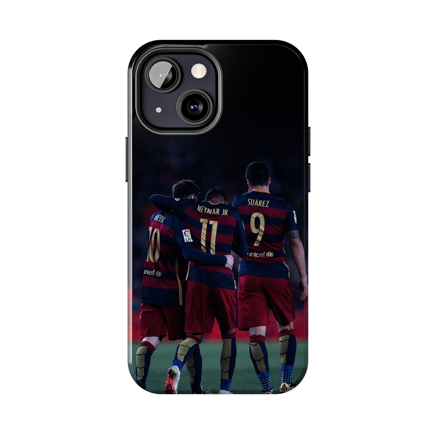 Soccer Team Tough Phone Case - Neymar Jr, Messi & Suarez Design