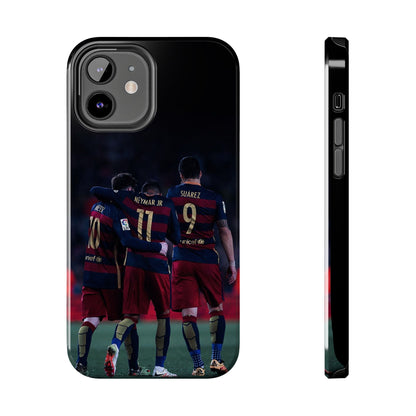 Soccer Team Tough Phone Case - Neymar Jr, Messi & Suarez Design