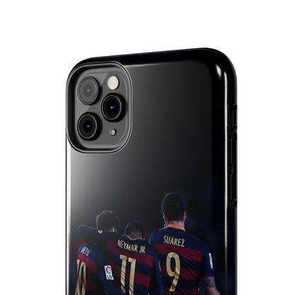 Soccer Team Tough Phone Case - Neymar Jr, Messi & Suarez Design