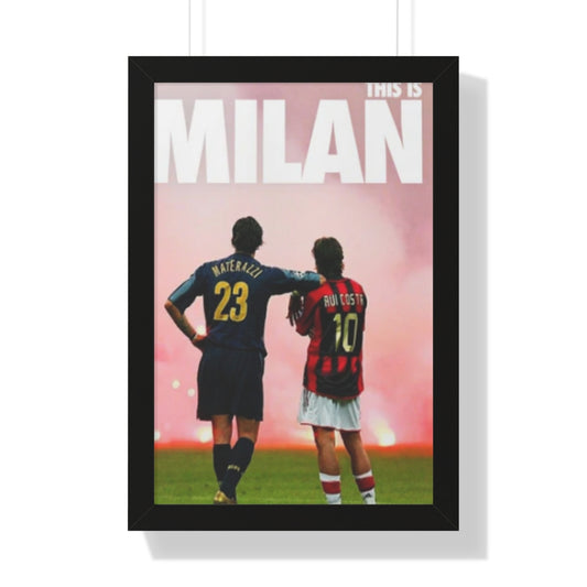 This Is Milan Unframed Print - Perfect Gift for Soccer Fans & Decor