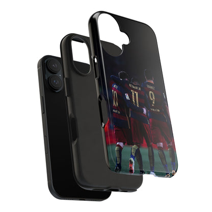 Soccer Team Tough Phone Case - Neymar Jr, Messi & Suarez Design