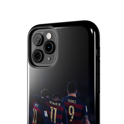 Soccer Team Tough Phone Case - Neymar Jr, Messi & Suarez Design