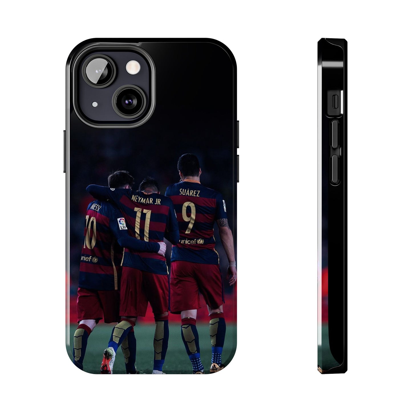 Soccer Team Tough Phone Case - Neymar Jr, Messi & Suarez Design