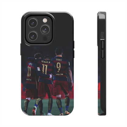 Soccer Team Tough Phone Case - Neymar Jr, Messi & Suarez Design