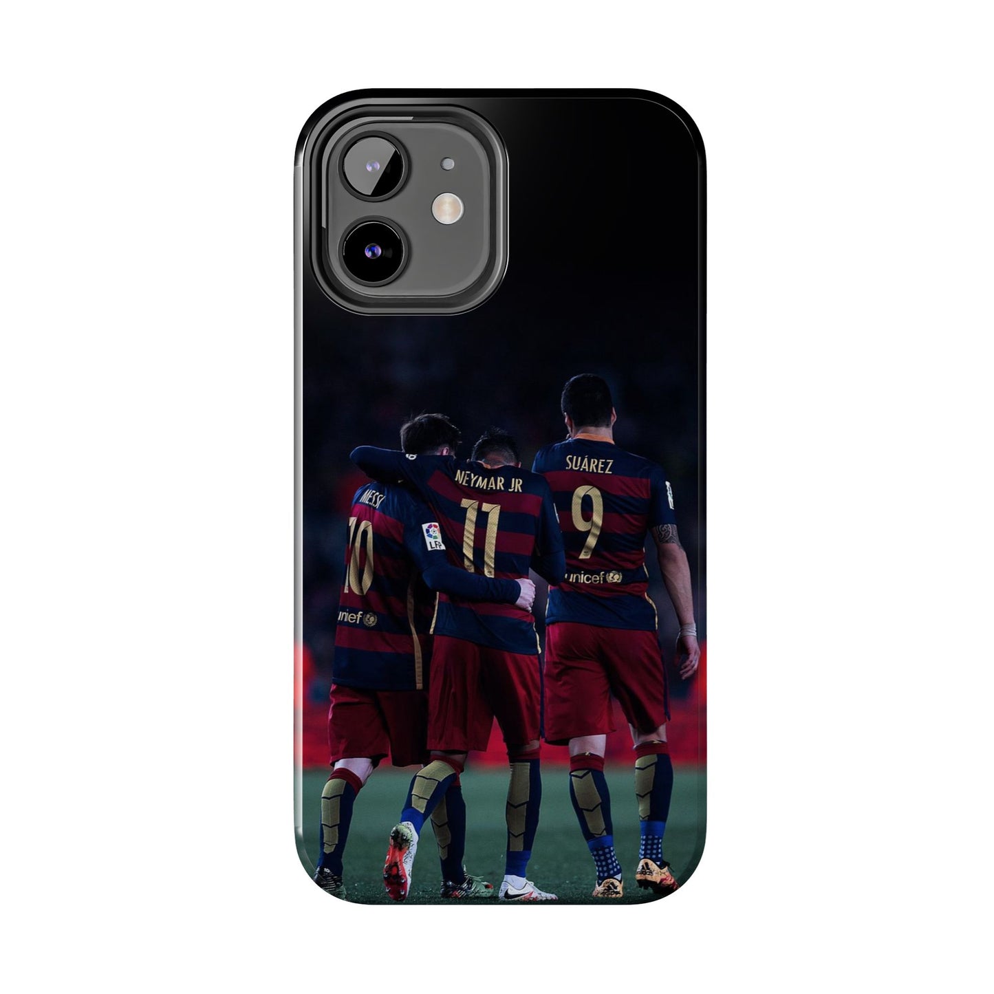 Soccer Team Tough Phone Case - Neymar Jr, Messi & Suarez Design