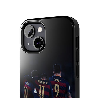 Soccer Team Tough Phone Case - Neymar Jr, Messi & Suarez Design