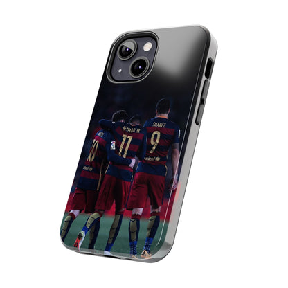 Soccer Team Tough Phone Case - Neymar Jr, Messi & Suarez Design