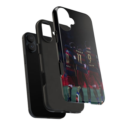 Soccer Team Tough Phone Case - Neymar Jr, Messi & Suarez Design