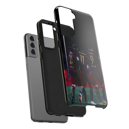 Soccer Team Tough Phone Case - Neymar Jr, Messi & Suarez Design