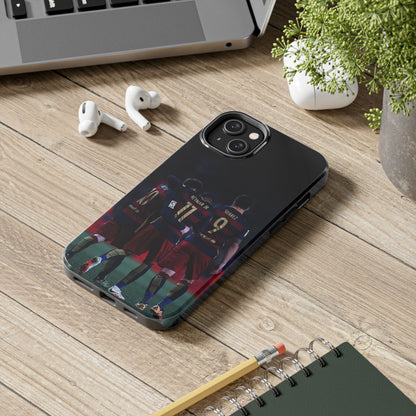 Soccer Team Tough Phone Case - Neymar Jr, Messi & Suarez Design