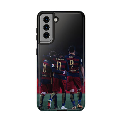 Soccer Team Tough Phone Case - Neymar Jr, Messi & Suarez Design