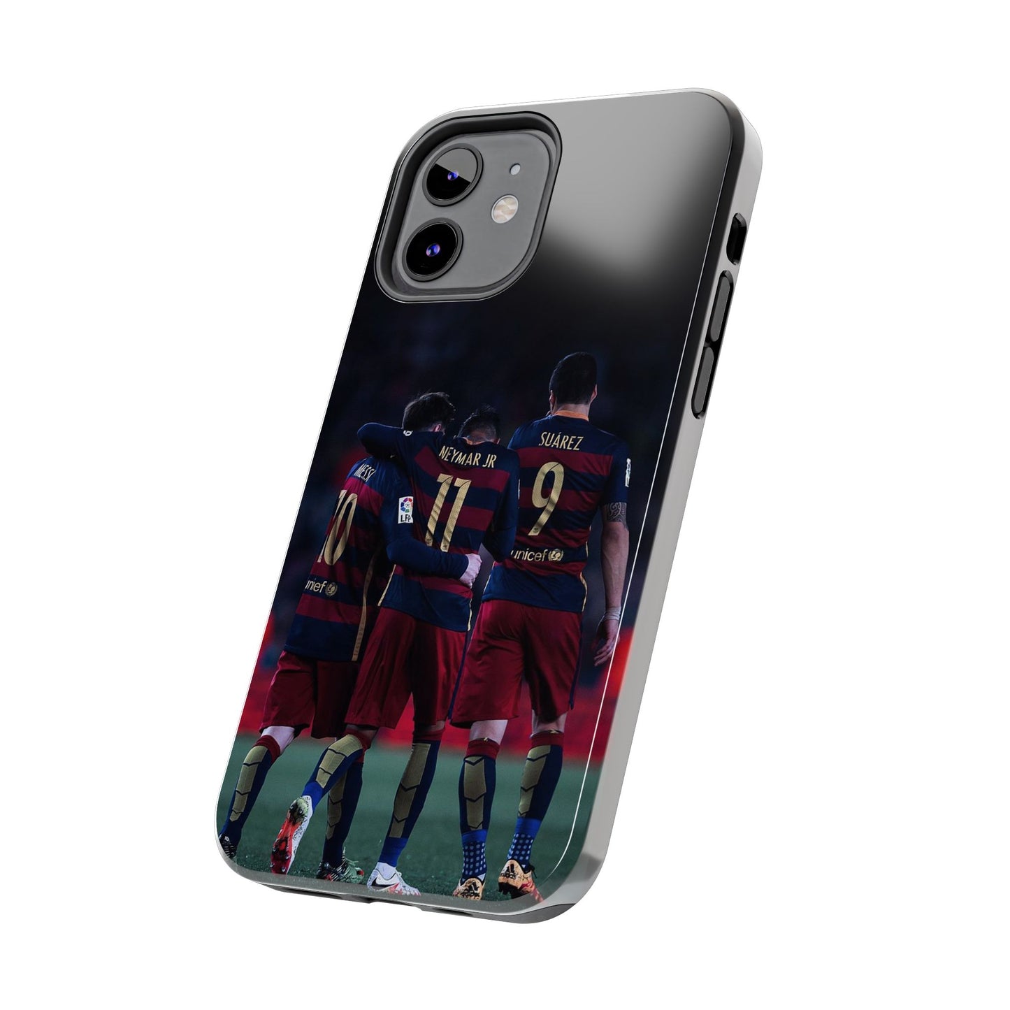 Soccer Team Tough Phone Case - Neymar Jr, Messi & Suarez Design