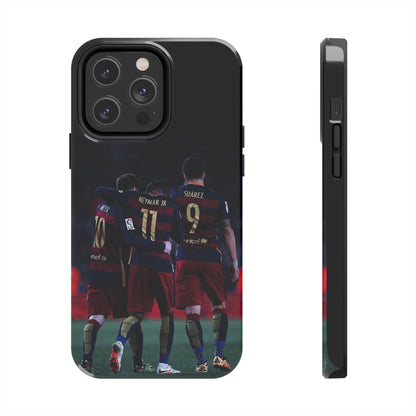 Soccer Team Tough Phone Case - Neymar Jr, Messi & Suarez Design